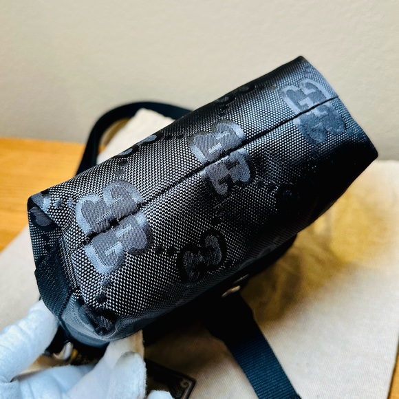 NEW Unisex Gucci Econyl Nylon Monogram Off The Grid Messenger Bag - Picture 11 of 17